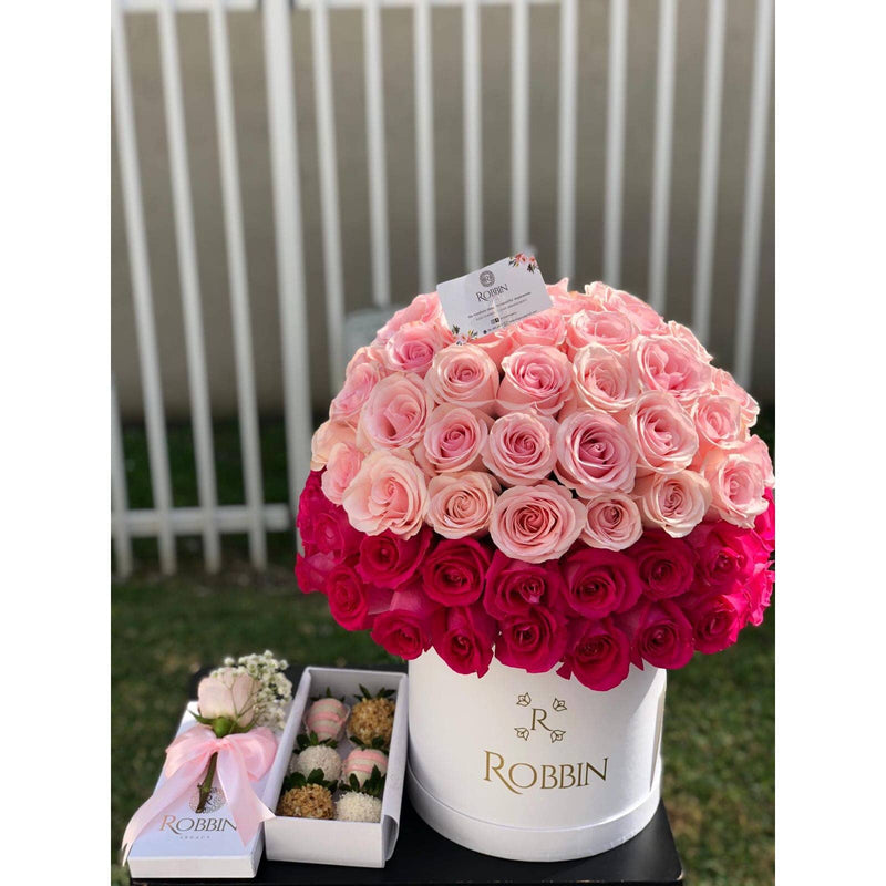 100 Fresh Roses Flowers in Two Colors Miami Florida.. Fresh Flowers robbin legacy 