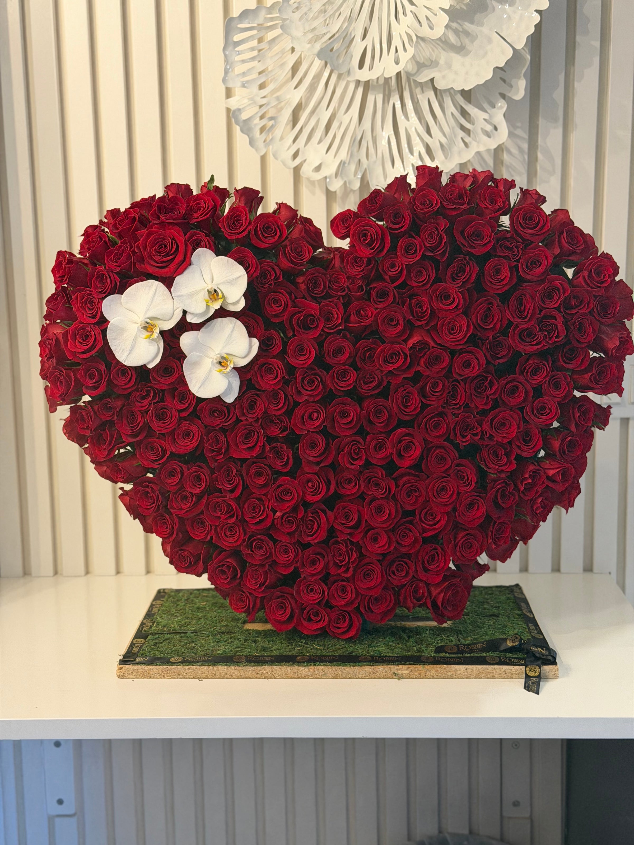 heart shaped sculpture designed
