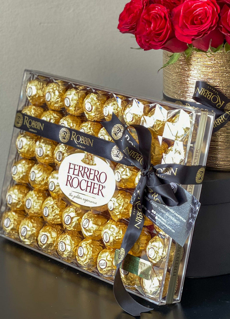 Large 48 Units Ferrero Rocher Box Robbin Legacy Complementary Items. Complementary Items Robbin Legacy 