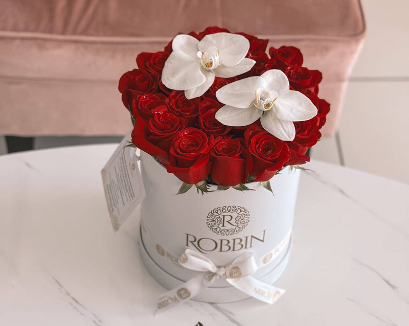 16 - 22 Fresh Roses and Orchid Miami Florida.. Fresh Flowers robbin legacy White Red 