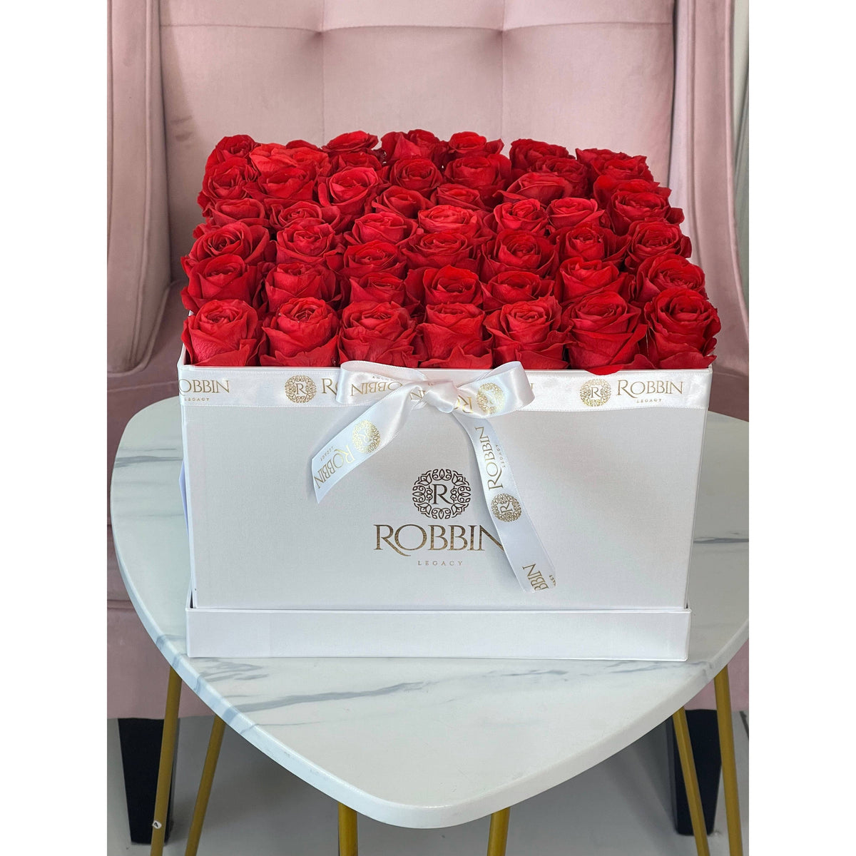 Eternal Love 40 - 45 Preserved Roses Box Miami Florida and Nationwide.. Preserved Roses Robbin Legacy Black Red 