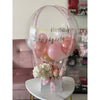 Custom Hot Air Balloon personalized Fresh Roses Flowers Miami Florida. Balloons Robbin Legacy 