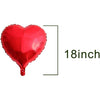 4 Heart Metallic Foil Balloons Robbin Legacy Complementary Items.. Complementary Items Robbin Legacy 