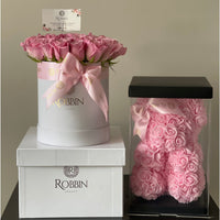 Monarca Box: Fresh Roses Flower Medium Box Arrangement Fresh Flowers robbin legacy 