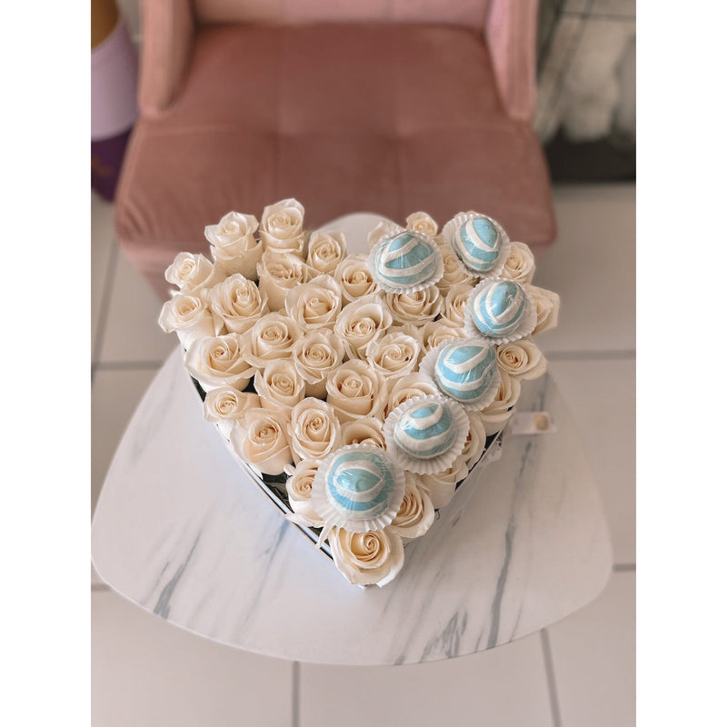 Heart-Shaped Macaroons delivery in Ukraine – Ukraine Gift Delivery